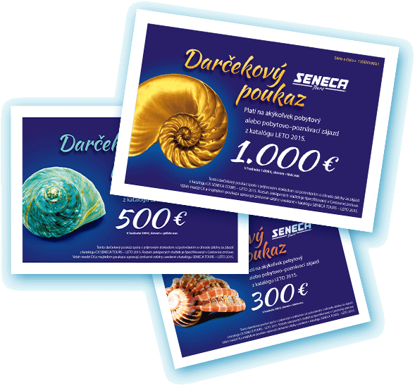 Darčekový poukaz - SENECA